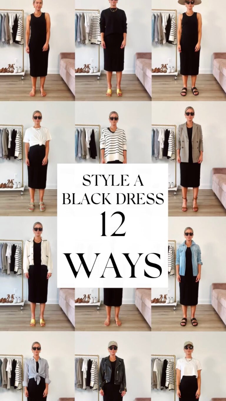 How To Style A Black Sundress