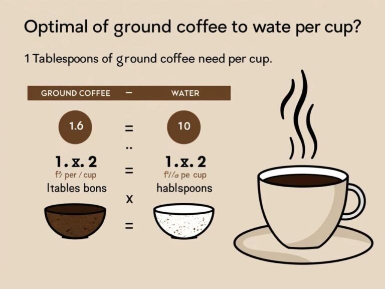 How Many Tablespoons Of Coffee Per Cup Of Water