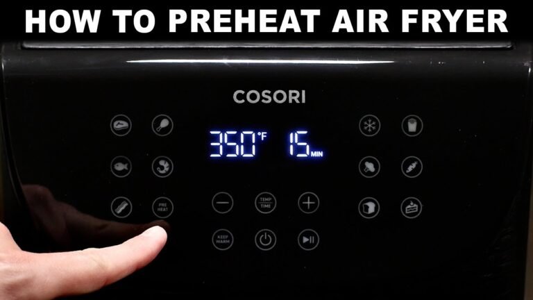 How Do You Preheat An Air Fryer
