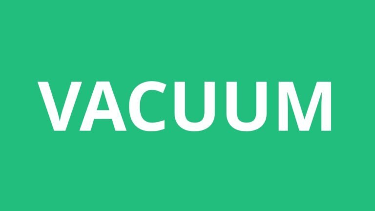 How Do Spell Vacuum