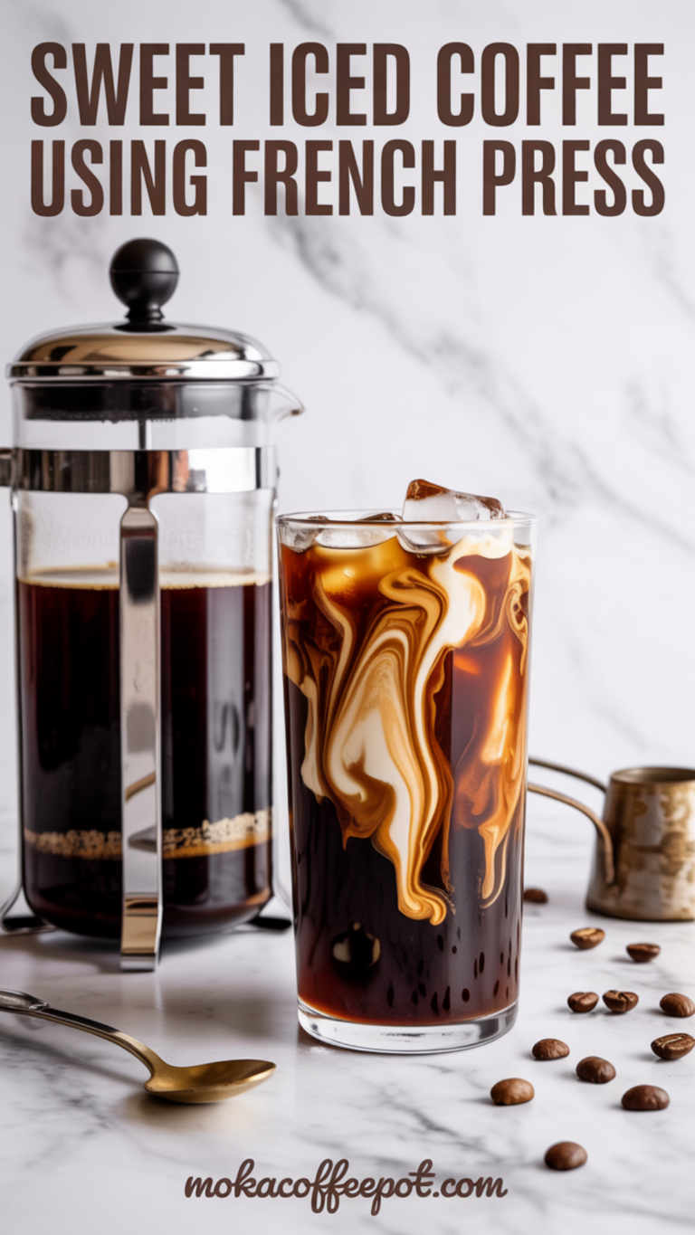 Easy French Press Iced Coffee Recipe